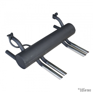 Abarth exhaust, 25/30 hp stainless steel