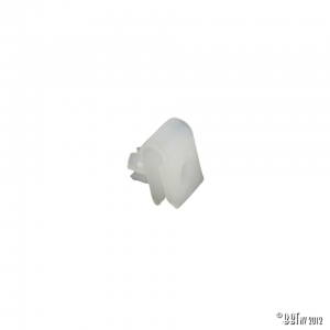 Brake line attachment clip onto chassis, each