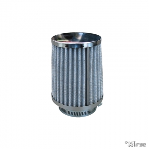 Chrome air filter cone-shaped,  Pod - style