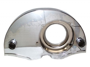 CHROME, with heating-outlet, with oil cooler housing (as original dual port engine)