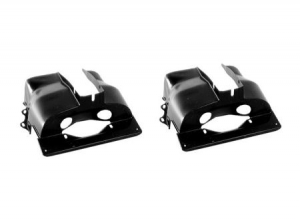 Cylinder cover, dual port, black