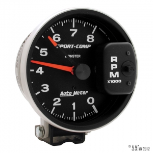 R e v o l u t i o n   c o u n t e r   A u t o m e t e r   ' S p o r t   C o m p '   8 . 0 0 0   R p m   Ø   5    ( 1 2 5   m m )