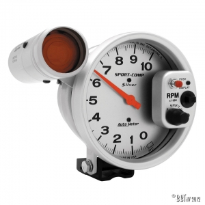 R e v o l u t i o n   c o u n t e r   A u t o m e t e r   ' S i l v e r '   1 0 . 0 0 0   R p m   e x t e r n a l   s w i t c h - l a m p   Ø   5    ( 1 2 5   m m )