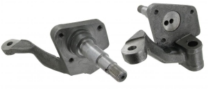 Drop spindles drum brakes pair
