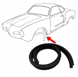 Seal door hinge pillar cover plate, each