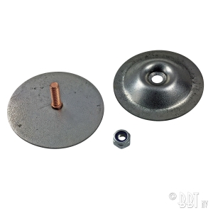 Plate for front panel hole