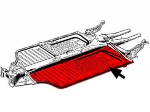 Half floor pan, left