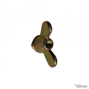 Winged nut clutch cable