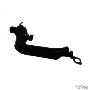 Heat exchanger, left, Ø inside 35 mm, with flange at exhaust side