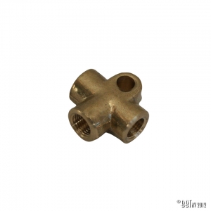 T-piece for metal brake line