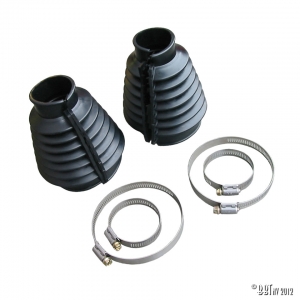 Axle boot kit, black as pair