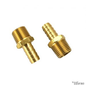 1/2 inch Brass barbed fitting for external oilcooler, par pair