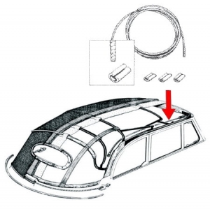 Side cable adjusters, L/R, as pair