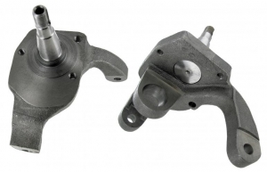 Drop spindles drum brakes pair