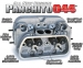 Cylinder head Panchito 94mm Type1 - pair Cylinder head Panchito 94mm Type1 - pair